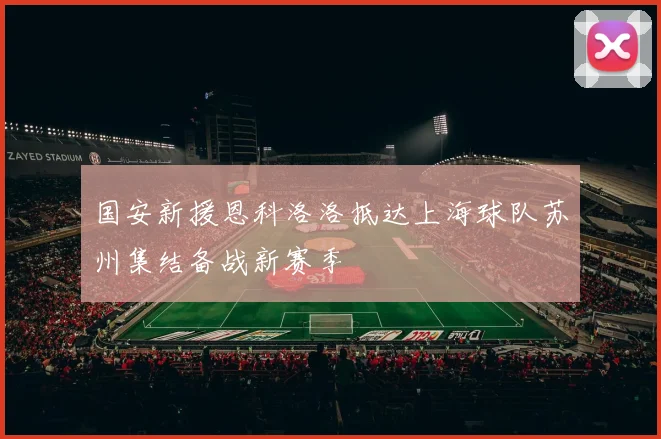国安新援恩科洛洛抵达上海球队苏州集结备战新赛季